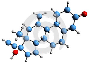 3D image of Tosagestin skeletal formula