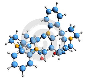 3D image of Toxiferine skeletal formula