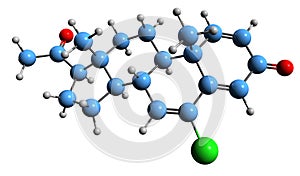 3D image of Trengestone skeletal formula