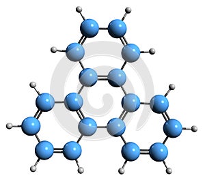 3D image of Triphenylene skeletal formula