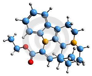 3D image of Vinpocetine skeletal formula