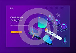 3D Isometric Cloud Service For Big Data