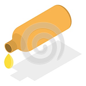 3D Isometric Flat Vector Illustration of Cooking Ingredients. Item 5