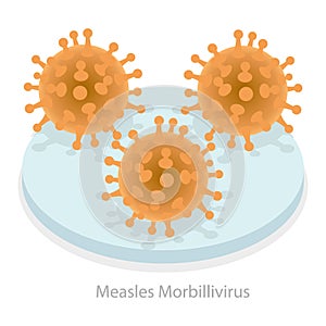 3D Isometric Flat Vector Illustration of Upper Respiratory Tract Infection. Item 2