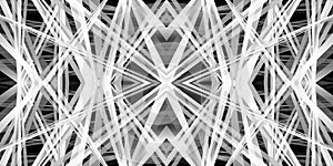 3D Kaleidoscope geometric pattern