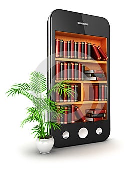 3d library smartphone