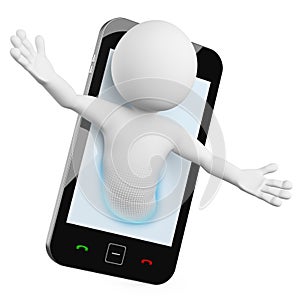 3D Man - Mobile video call photo
