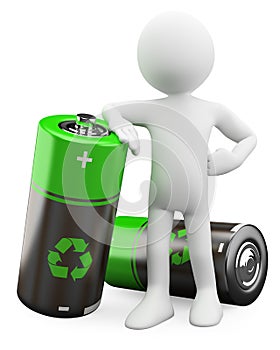 3D Man - Recyclable batteries