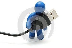3D Man with USB