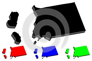 3D map of Equatorial Guinea