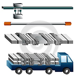 3d Marking Packing Shipping Steel