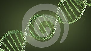 3d medical background with dna strand