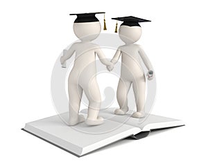 3d men - Graduation - Gratulation