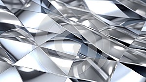 3d metal pattern metallic technology background, led, block, perspective, shiny, wallpaper, silver chrome metallic technology