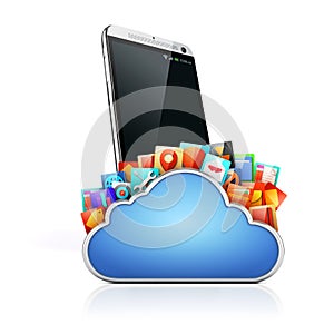3d mobile phone and cloud apps