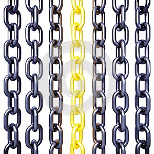 3d model chain
