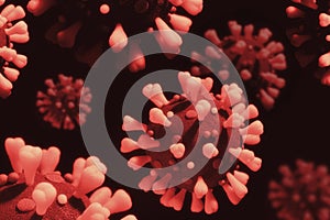 3d model of coronavirus