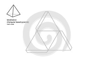 3d model maths shapes Patterns print perfectly on A4 and