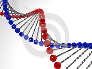 3d model molecule dna