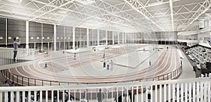 3D model of new sports complex, arena