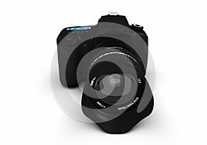 3D model of SLR camera