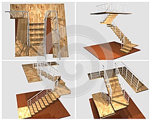 3d model Stairway