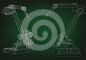 3d model of a welding robot