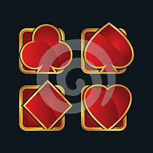 3d modern Playing Card Icon