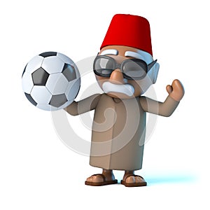 3d Moroccan loves football