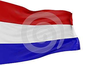 3D Netherlands flag