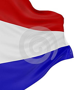 3D Netherlands flag