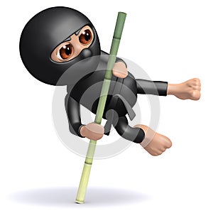 3d Ninja pole vault