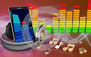 3d notes audio spectrum