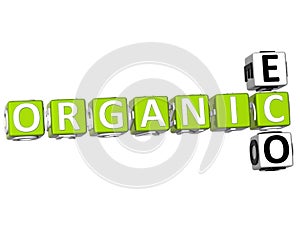 3D Organic Eco Crossword