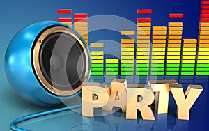 3d party sign audio spectrum