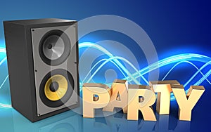 3d party sign sound system