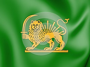 3D Peace Flag of Fath Ali Shah.