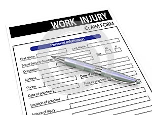 3d pen and work injury claim form