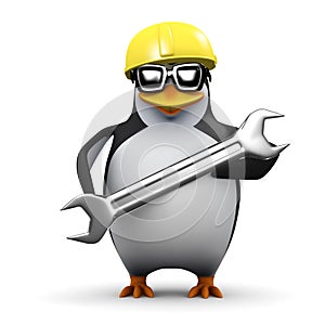 3d Penguin repairs anything