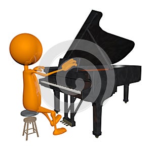 3d the piano