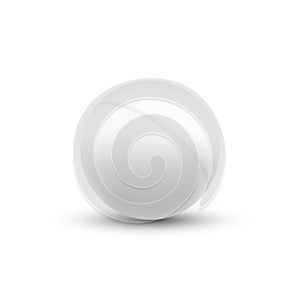 3d ping pong ball. Vector ping pong club department ball icon