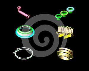 3D pressurel vessel parts