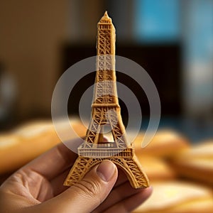 3d Printed Eiffel Tower Made Of Cheese: A Deliciously Realistic Masterpiece