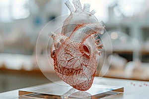 3D Printed Human Heart Model for Medical Education and Cardiovascular Research on a Lab Table