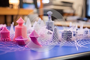 3d printed nanostructures on a lab table