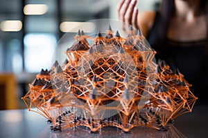 3d printed nanostructures in a research lab