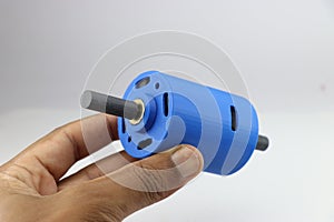 3D printed object or fully working double shaft dc motor made using 3d printing technology