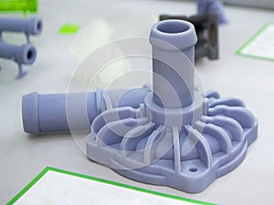 3D printed object resin polymerization Parts created 3D printer hardened resin