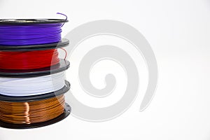 3D printing filament reels for 3d printers