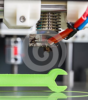 3d printing with light green filament